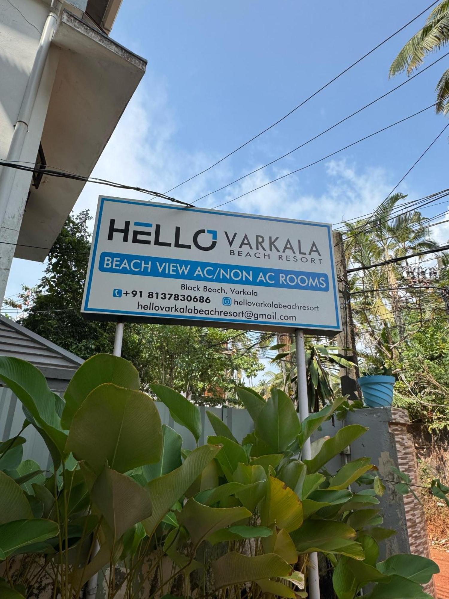 Beach View Balcony Resort By Hello Varkala Exterior photo